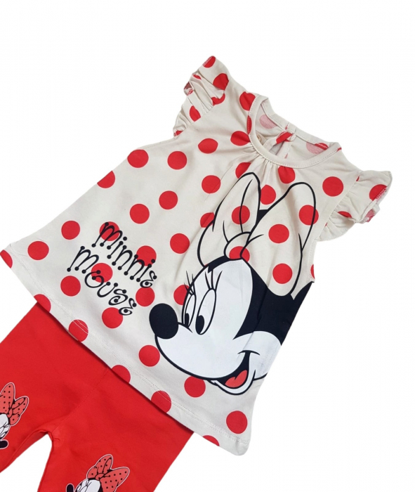 Set fetite tricou Minnie, corai [2]