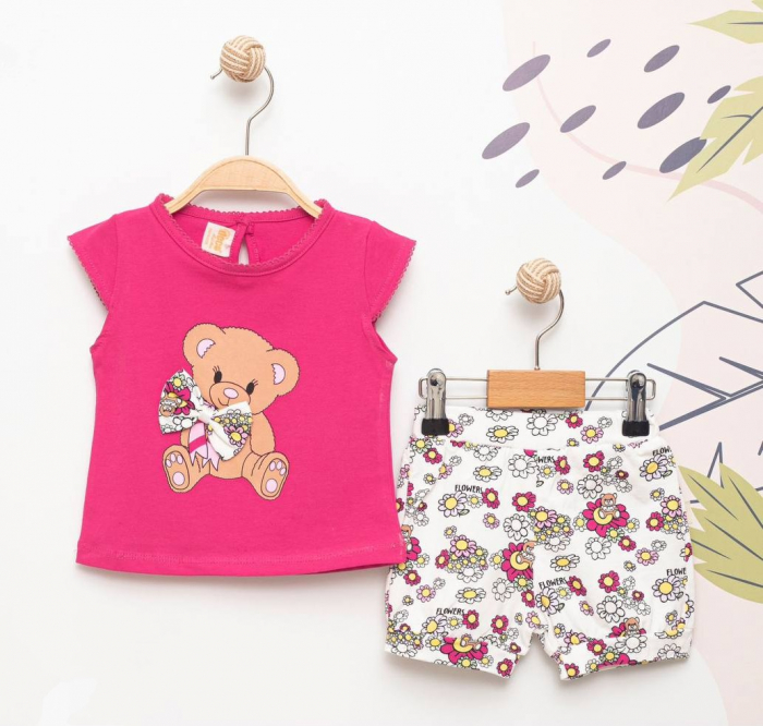 Set fetite Ursulet fucsia [1]