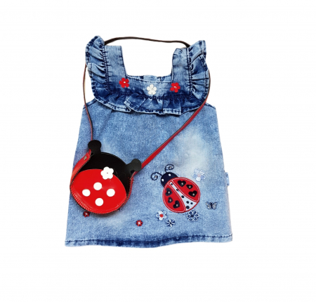 Rochii / Sarafane / Fuste - Rochie din bumbac imitatie denim, Gargarita