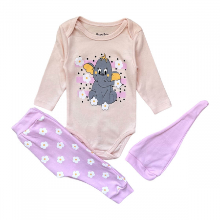 Compleuri / Seturi - Set fetite 3 piese, Dream roz