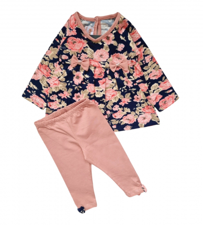 BEBE-FETITA - Compleu fetite cu motive florale