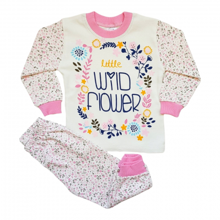 NOUTATI - Pijamale fetite cu floricele
