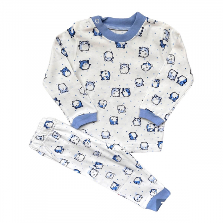 Pijamale - Pijamale baieti din bumbac cu model