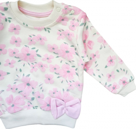 Compleu fetite Flori roz deschis [1]