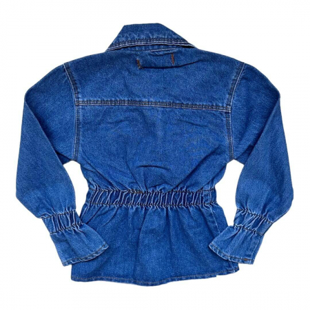 Jacheta din denim fete cambrata [3]