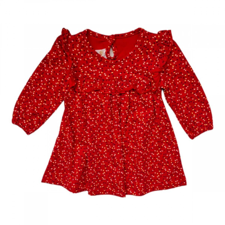 Rochii / Sarafane / Fuste - Rochie casual cu vesta scurta de blana artificiala
