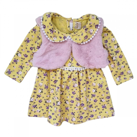 Rochii / Sarafane / Fuste - Rochie fetite cu motive florale