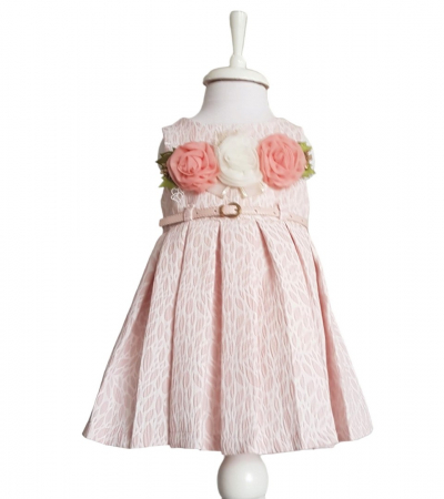 Rochii / Sarafane / Fuste - Rochita eleganta cu flori si gentuta