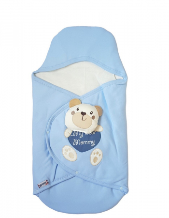 Saci de dormit - Sac de dormit My dear mommy albastru