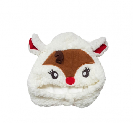 Salopeta cu caciula din polar Bambi [2]