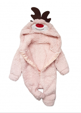 Salopeta plusata cu gluga Bambi [2]