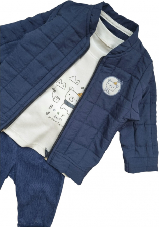 Set baietei cu geaca fas matlasata Bear [2]