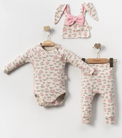 PROMOTII - Set bebe fetita 3 piese Cute bunny