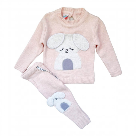 Set fete din tricot cu imprimeu [1]