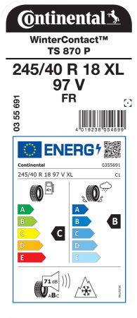 Anvelopa Continental WinterContact TS870P  245/40R18 97V XL FR TL [2]