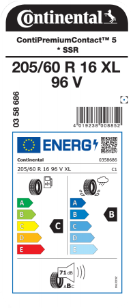 Anvelopa vara Continental ContiPremiumContact 5 XL 205/60R16 96V [2]