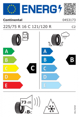 Anvepola iarna Continental VanContact Winter 225/75R16C 121/120R(122L) 10PR [1]