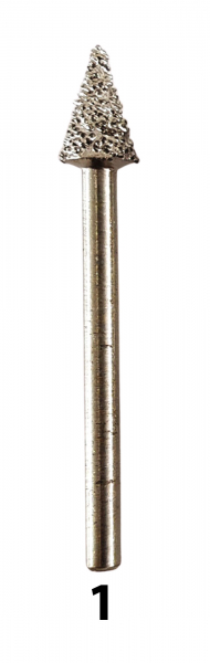 Freze biax diamantate pentru marmura diferite forme, tija 3mm [2]