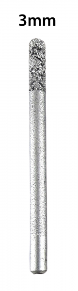 Freze biax diamantate pentru marmura forma "U", tija 3mm [2]