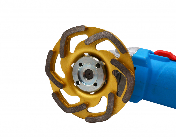 Disc diamantat turbo pentru slefuit 100mm, din aluminiu [2]