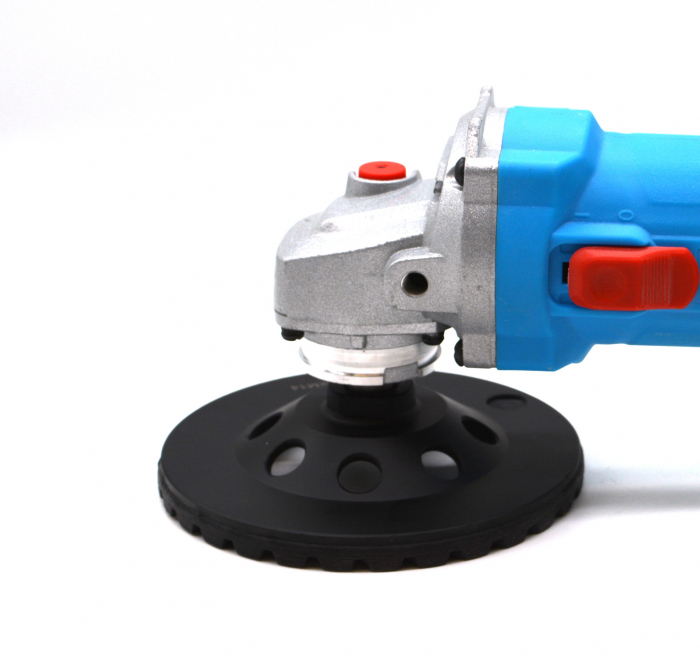 Disc diamantat turbo pentru slefuit beton 125mm, suport fier [3]