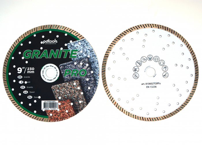 Disc diamantat Turbo PRO pentru granit 230mm, prindere 22.2 [2]