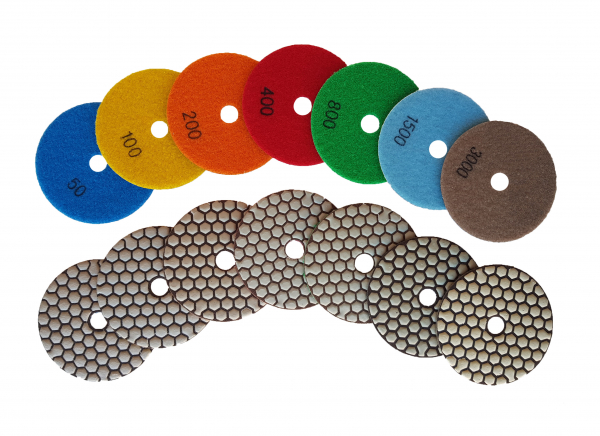 Dischete abrazive velcro granit 100 uscat [2]