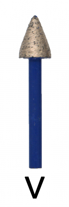 Freza biax diamantata pentru granit tija 6mm [2]