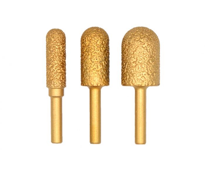 Freze biax diamantate brazate pentru marmura, tija 6mm, tip bila, diferite diametre [2]