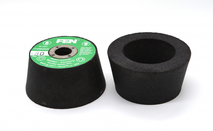 Piatra abraziva tip oala 110/90x55, prindere 22.23, diferite granulatii [3]