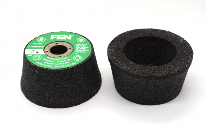Piatra abraziva tip oala 110/90x55, prindere 22.23, diferite granulatii [3]