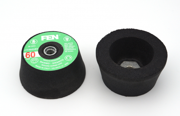 Piatra abraziva tip oala 110/90x55, prindere M14, diferite granulatii [2]