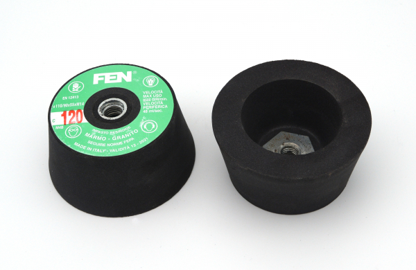 Piatra abraziva tip oala 110/90x55, prindere M14, diferite granulatii [2]