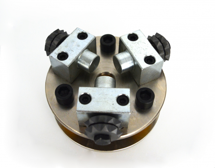 Platou pentru buciardat cu amortizare 125mm, M14 - 3 capuri [2]