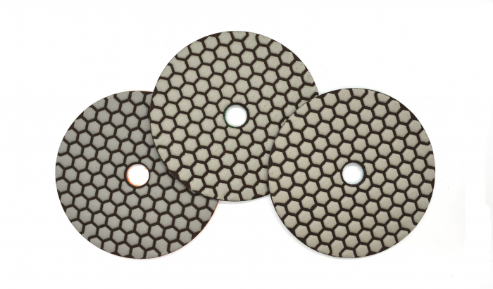 Set dischete abrazive velcro granit 125 uscat in 3 pasi [3]