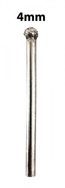 Freza diamantata biax 3mm marmura - tip bila galvanizata, diferite diametre [2]