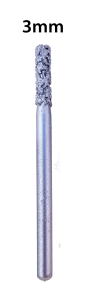 Freze biax diamantate pentru marmura forma cilidrica, tija 3mm [1]