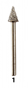 Freze biax diamantate pentru marmura diferite forme, tija 3mm [1]