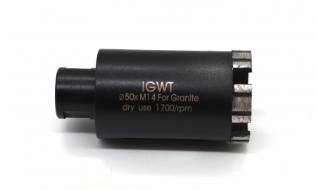 Carota diamantata granit J50x75, prindere M14 [1]