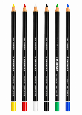 Creion industrial permanent Staedtler pentru suprafete lucioase- diferite culori [0]