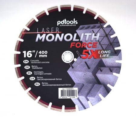 Discuri debitat - Disc diamantat Monolith Force pentru beton armat