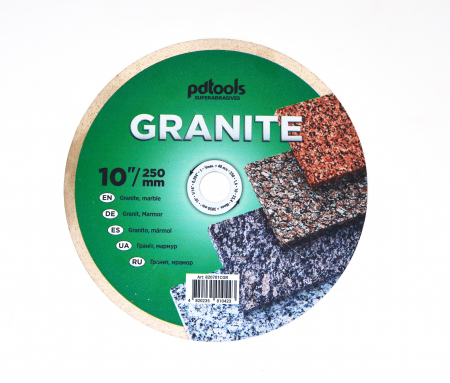 Discuri debitat - Disc diamantat pentru granit 250mm, prindere 25.4mm