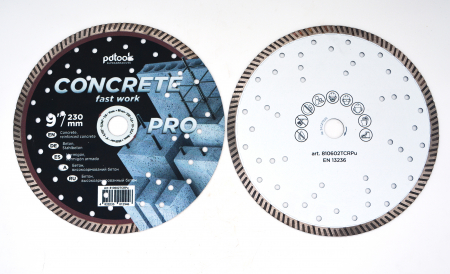 Disc diamantat Turbo PRO pentru beton 230mm, prindere 22.2 [1]