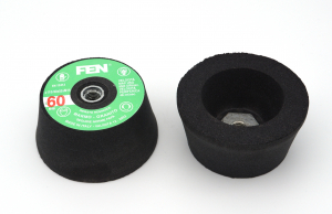 Piatra abraziva tip oala 110/90x55, prindere M14, diferite granulatii [1]