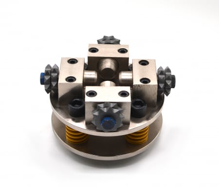 Unelte sculptura - Platou pentru buciardat cu amortizare 125mm, M14 - 4 capuri