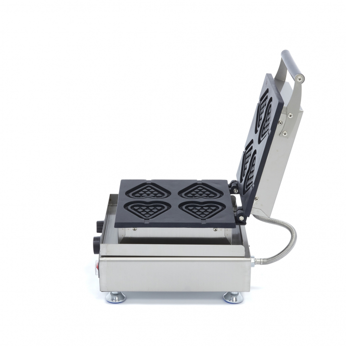 Aparat 4 waffle in forma de inima, 1750W, 230V [3]