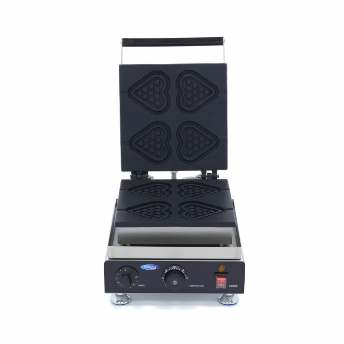 Aparat 4 waffle in forma de inima, 1750W, 230V [2]