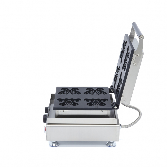 Aparat 4 waffle pe bat in forma de fluture, 1750W, 230V [3]