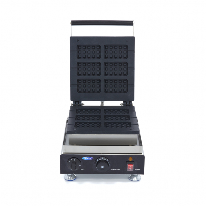 Aparat 6 waffle Brussels pe bat, 1750W, 230V [2]