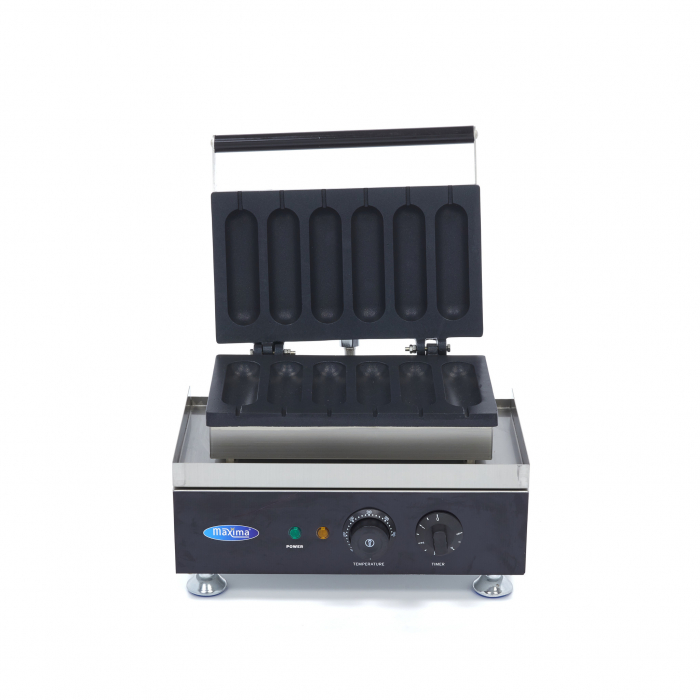 Aparat 6 waffle in forma de Hot Dog/Sausage Rolls, 1750W, 230V [2]